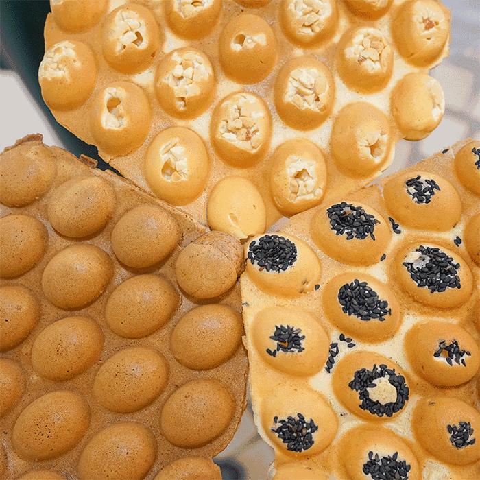 蛋仔冰淇淋有多美味,会爆浆的蛋仔冰淇淋