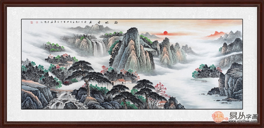 有品位的家里都会挂好画,有艺术气息的家怎么形容