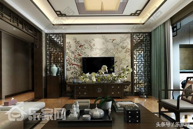 实用电视背景墙图片大全,瓷砖山水画电视背景墙图集