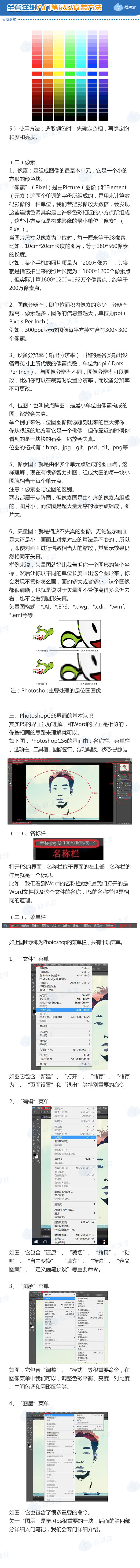pscs6基础教程新手入门画图,PS教程零基础入门人像调色