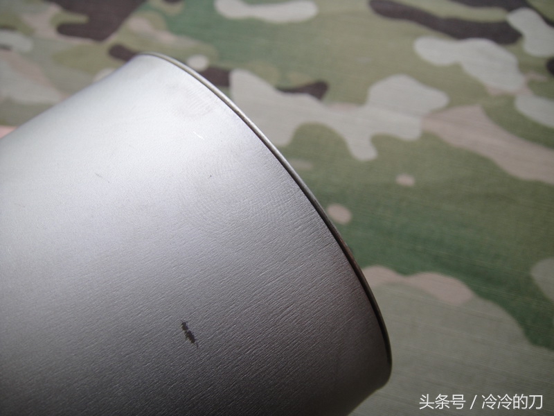 日本雪峰双层钛杯,高颜值的钛杯