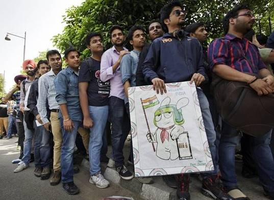 印累计发售超20亿台手机,中国手机品牌席卷印度市场