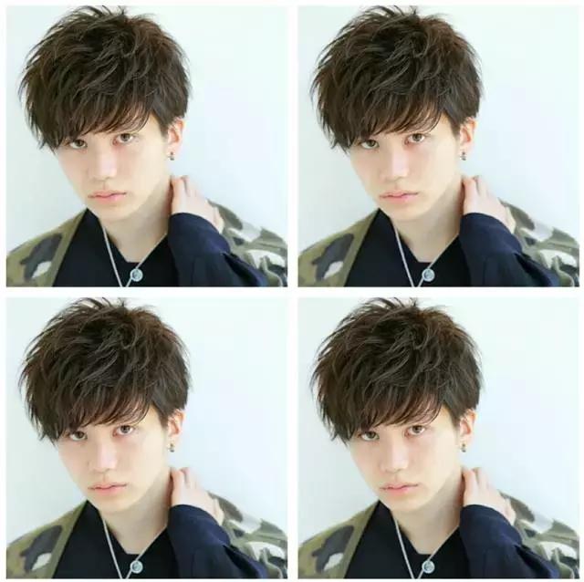 男士蓬松定位烫发图片,男士蓬松定位烫发型