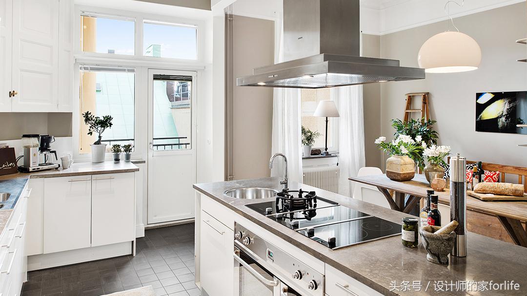 千万不要轻易尝试开放式厨房设计,开放式厨房这样装好看实用又高级
