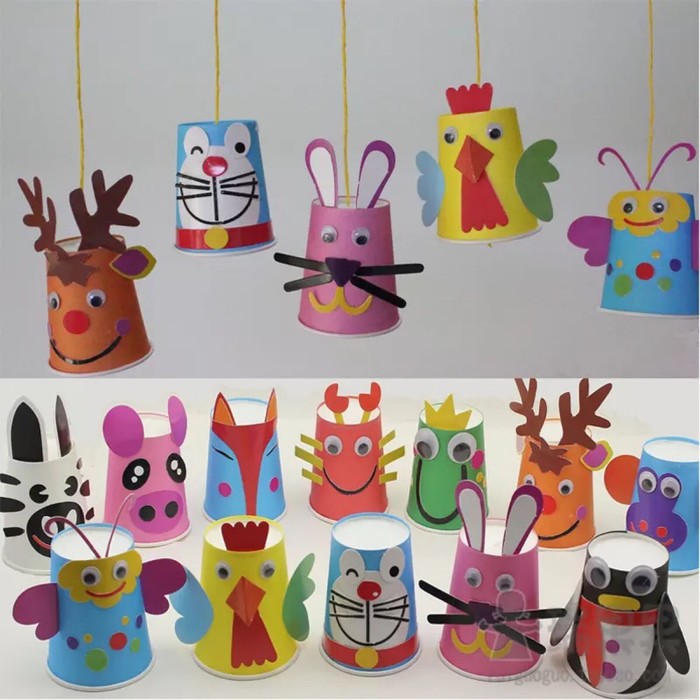 怎么用纸杯做的手工又简单又漂亮,用纸杯做好玩的手工