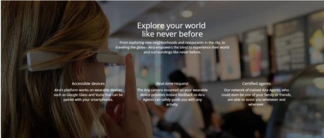利用AI和AR为盲人导航，Aira获1200万美元融资
