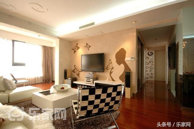 实用电视背景墙图片大全,瓷砖山水画电视背景墙图集