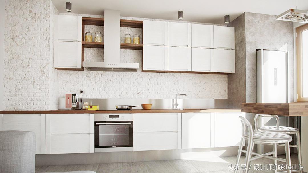 千万不要轻易尝试开放式厨房设计,开放式厨房这样装好看实用又高级