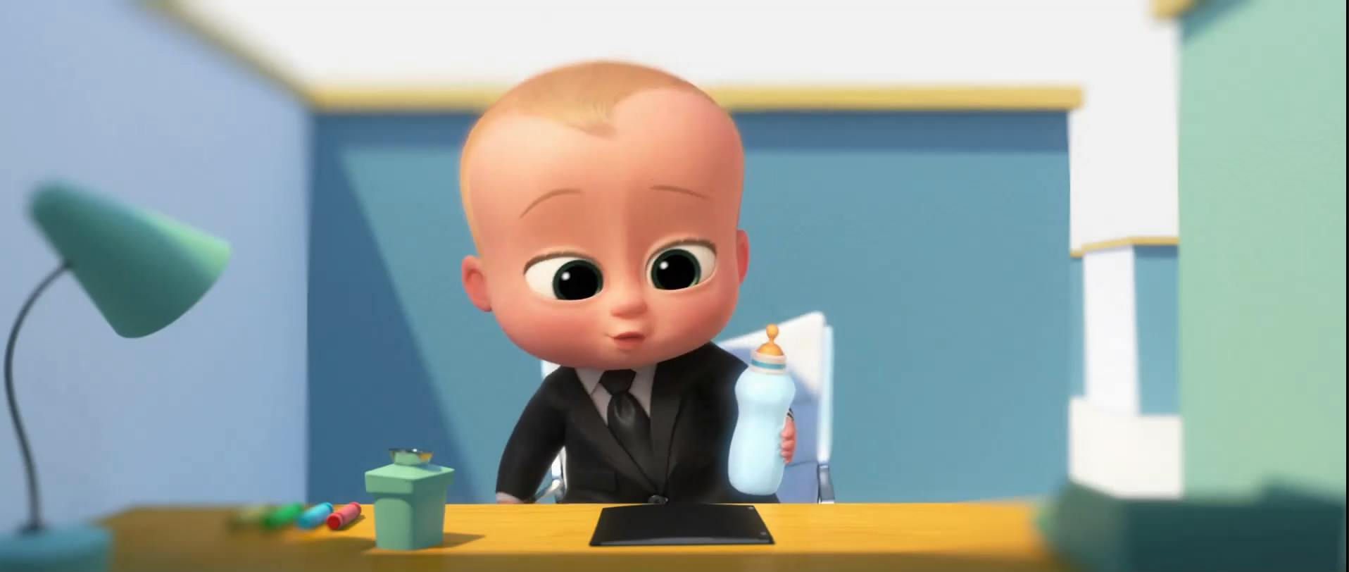 图说电影《宝贝老板》贱兮兮的萌宝老板 教你如何独占家庭核心