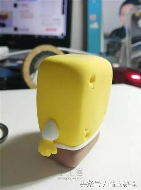 用彩泥做的海绵宝宝动画片,用彩泥做个海绵宝宝