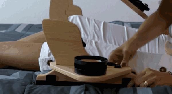 赖床*党**生活不能自理？No，我有懒人桌！