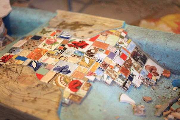 马赛克美缝的正确做法,抖音怎么打马赛克教程