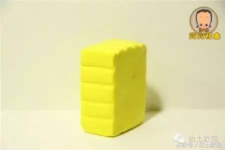 用彩泥做的海绵宝宝动画片,用彩泥做个海绵宝宝