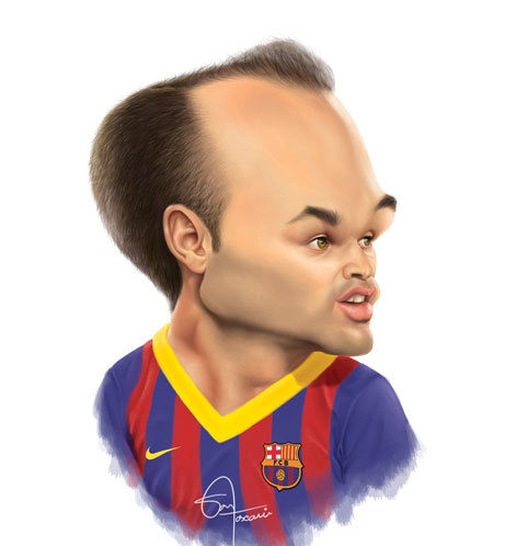 足球明星漫画头像,足球明星卡通漫画头像梅西