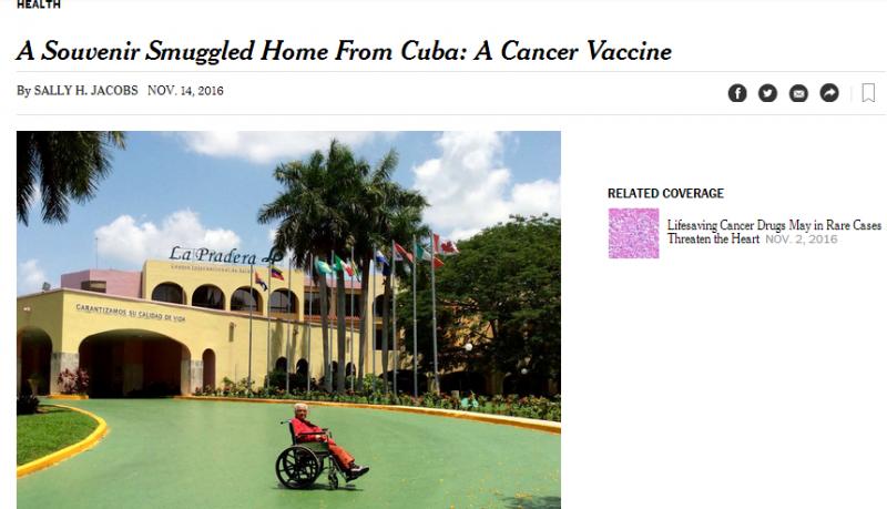 古巴研究成功肺癌疫苗,古巴肺癌疫苗有谁用过