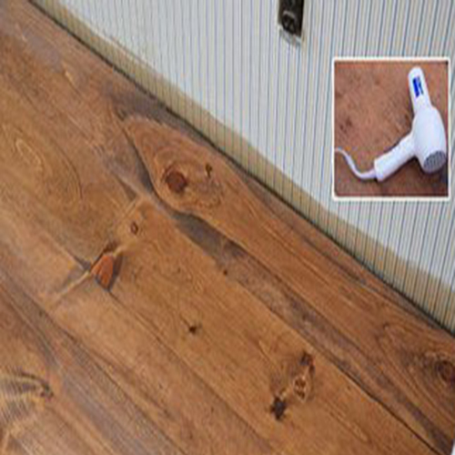 木地板凸起会自己修复吗,木地板有印维修方法