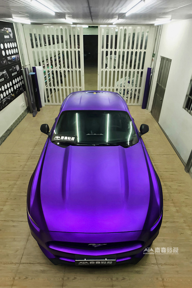 福特野马推荐贴膜颜色,新款福特野马车头贴膜