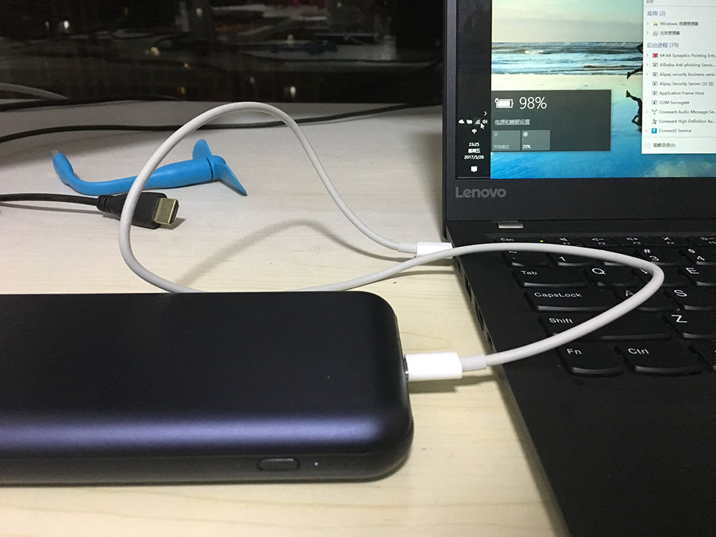 体验Type-C:X1C2017+T24H+紫米10号