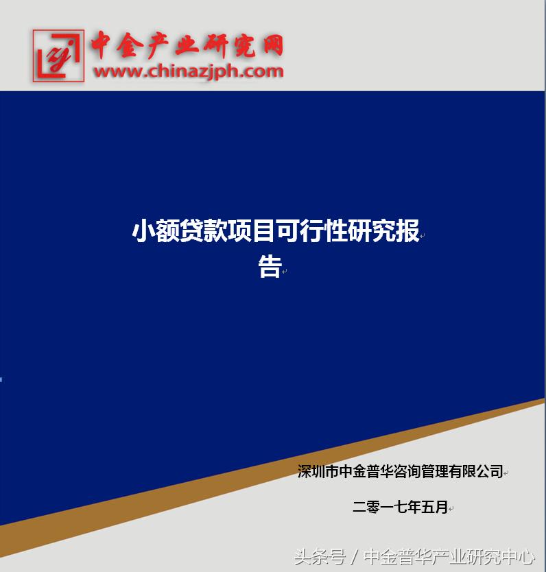 小额贷款预测,小额贷款的市场分析