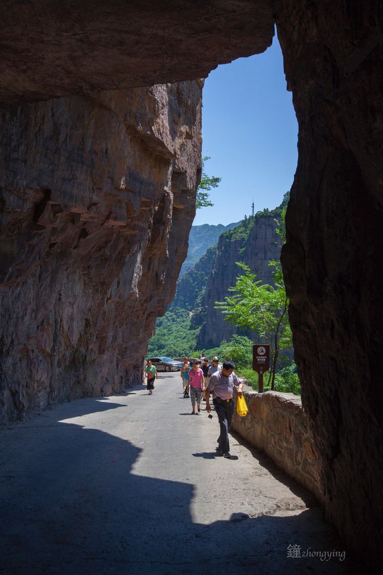 郭亮挂壁公路步行观景,郭亮挂壁公路世界奇迹