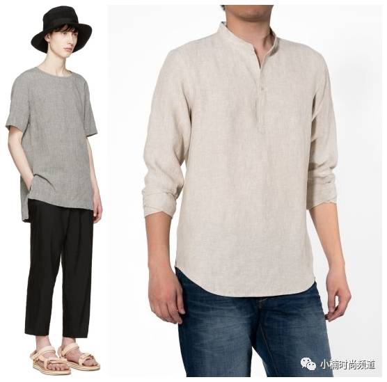 青年男士简约休闲风夏季穿搭,男士高级感亚麻风穿衣搭配