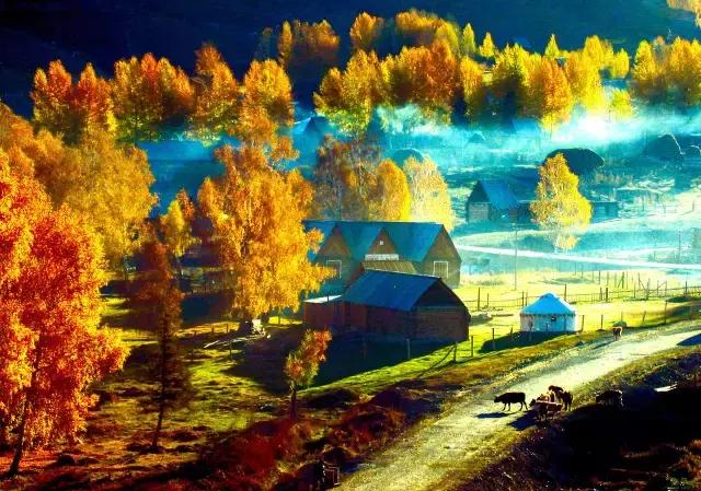 新疆南北疆大环线风景旅游专列,北京去新疆沿途风景