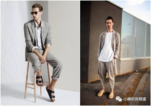 青年男士简约休闲风夏季穿搭,男士高级感亚麻风穿衣搭配