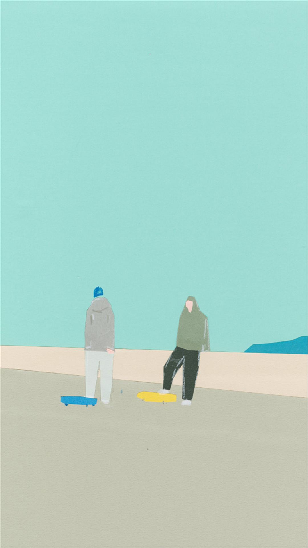 手机壁纸绿色简约干净有文字,绿色食物壁纸