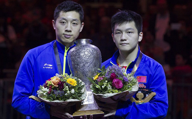 马龙许昕樊振东王楚钦伊朗杯,樊振东许昕世乒赛