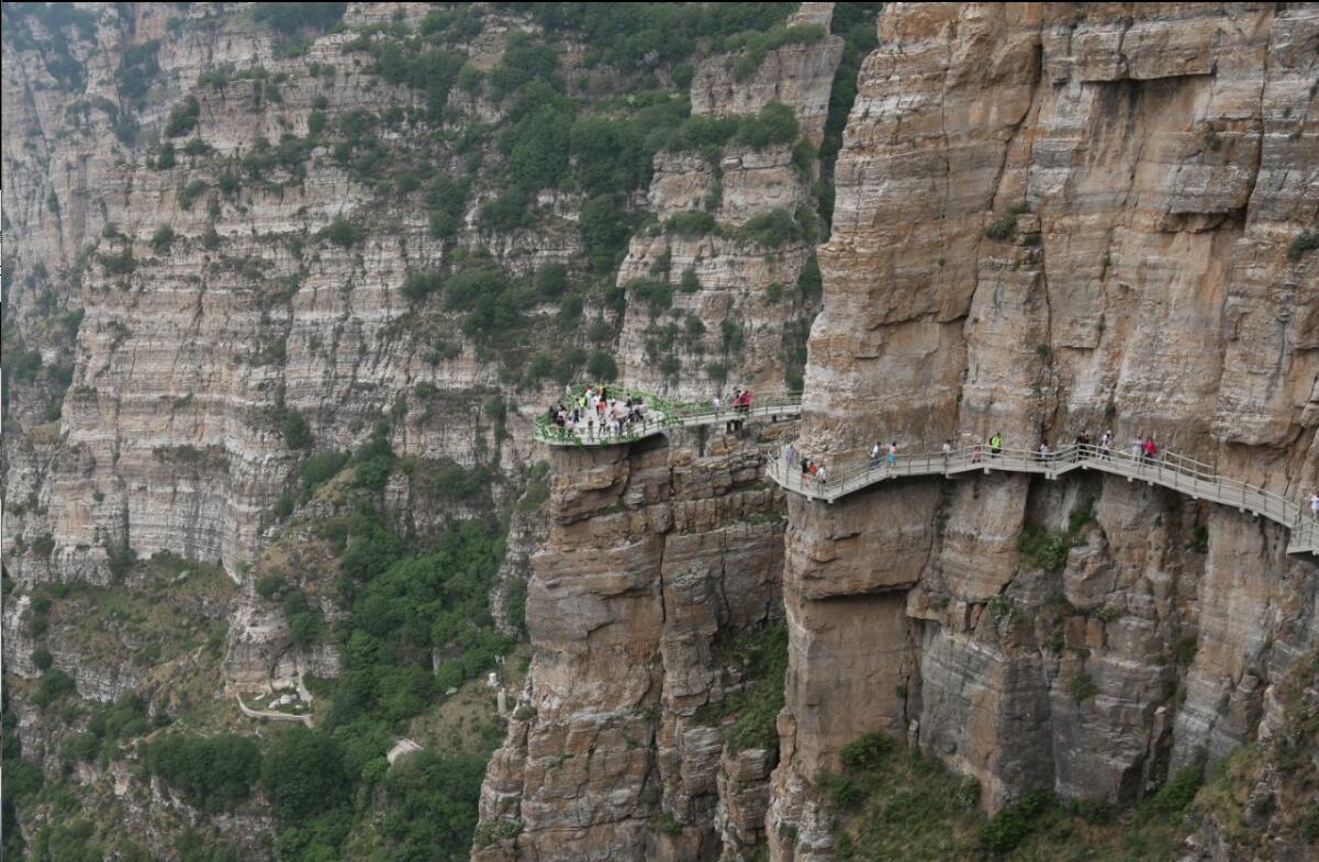 白石山十瀑潭石林峡四日游,白石山风景区自驾游攻略图