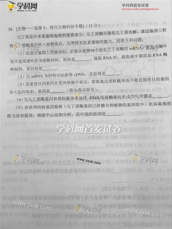 2017全国二卷理综物理,2020高考全国卷2理综化学