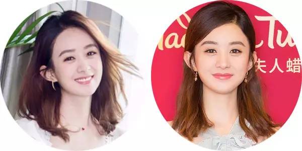 赵丽颖新发型短直发造型,发型赵丽颖披肩编发公主头