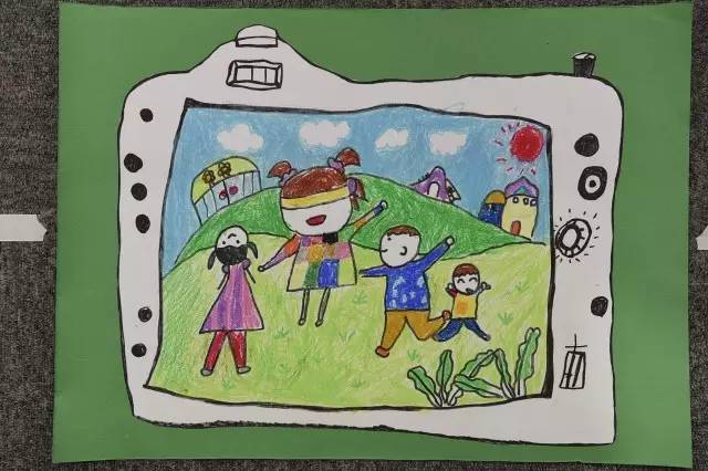 我心中的小学绘画获奖作品,我心中的校园绘画优秀