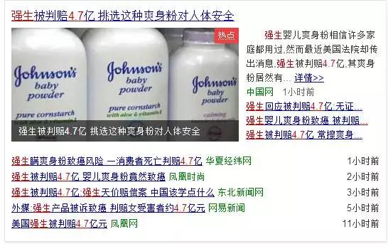 强生爽身粉致癌被判巨额赔付还有6种更危险日化产品你需要知道