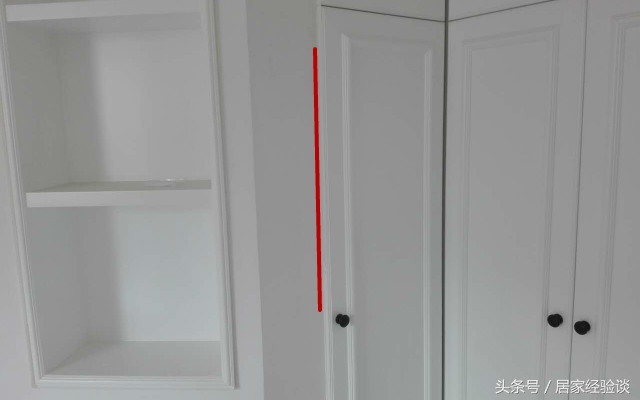 嵌入式衣柜与墙壁缝处理方法,内嵌式衣柜和墙体有缝隙