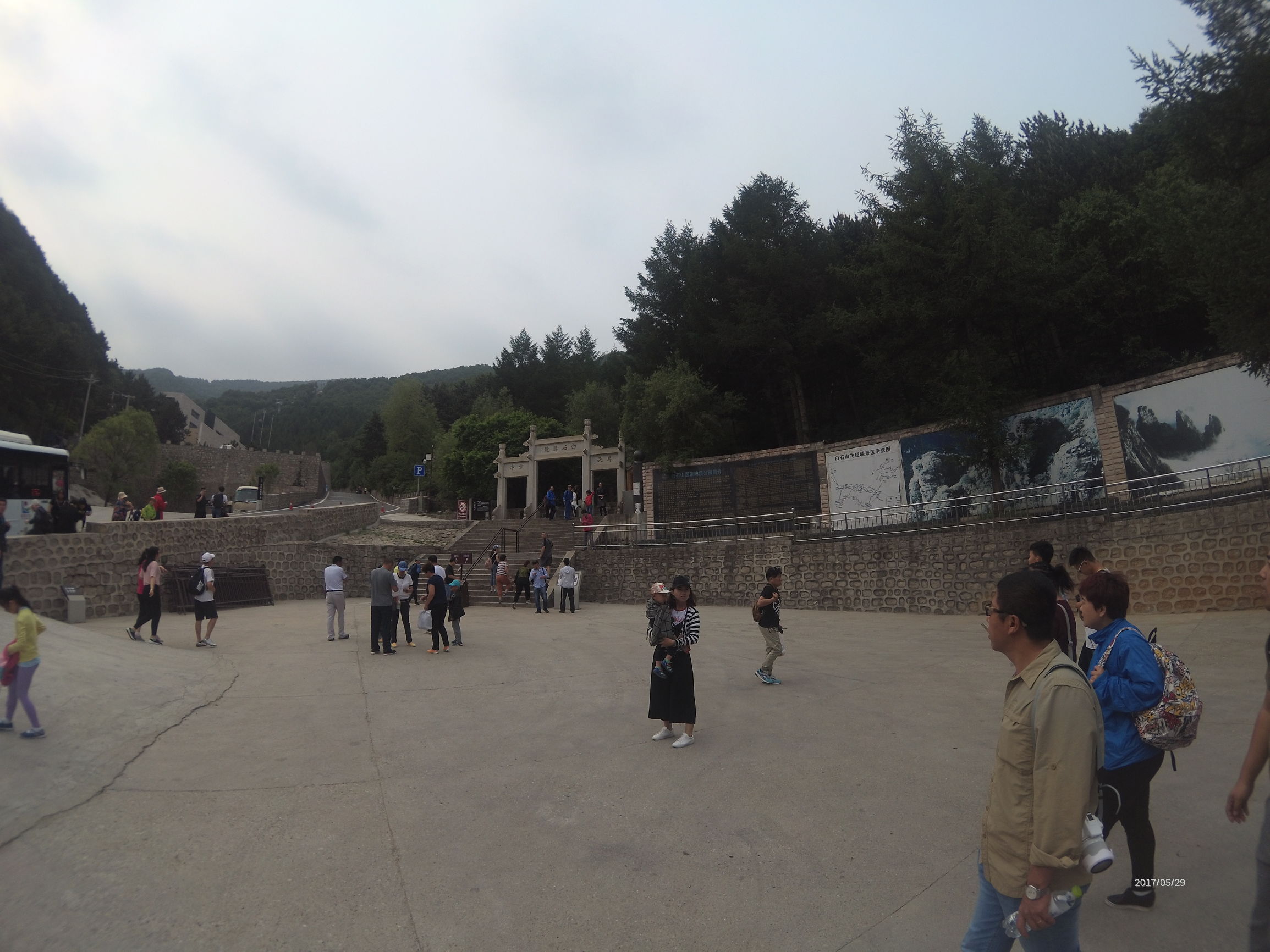 白石山十瀑潭石林峡四日游,白石山风景区自驾游攻略图