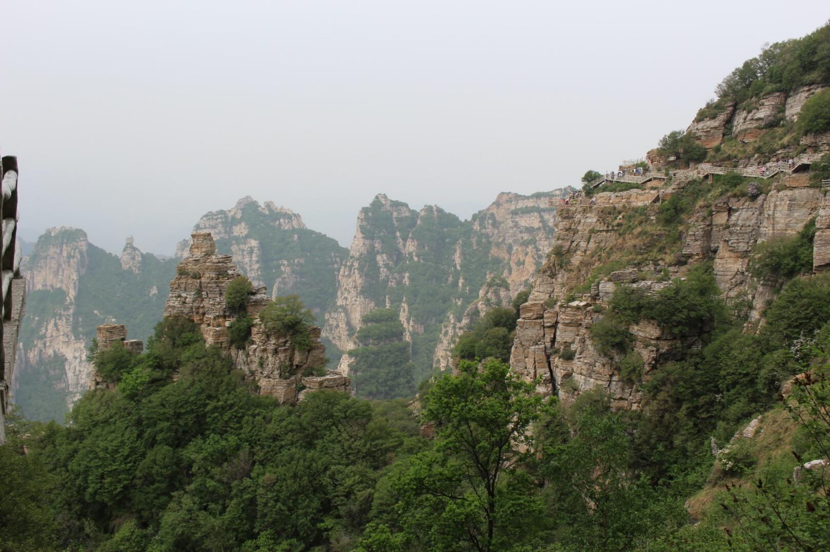 白石山十瀑潭石林峡四日游,白石山风景区自驾游攻略图