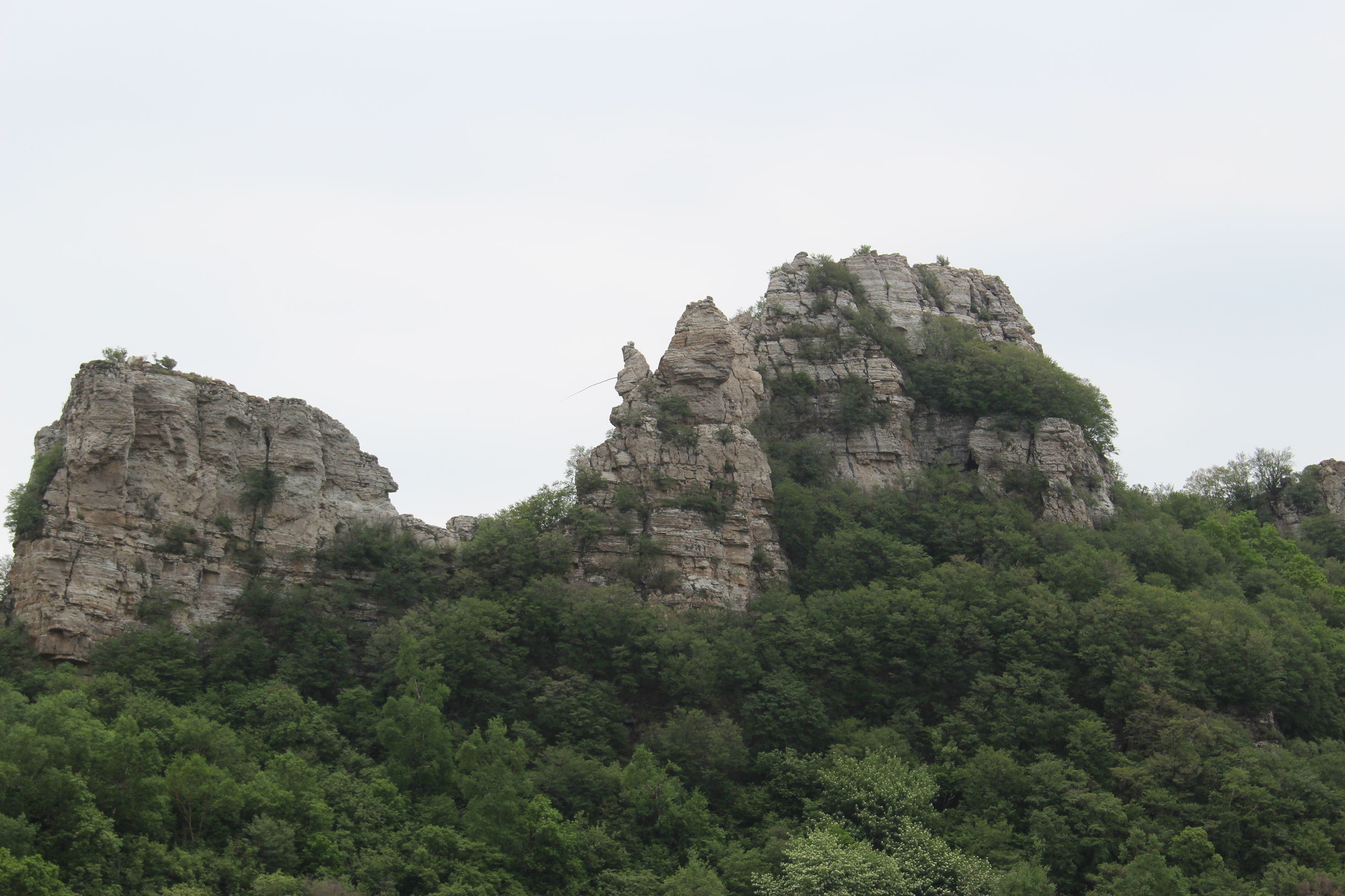 白石山十瀑潭石林峡四日游,白石山风景区自驾游攻略图