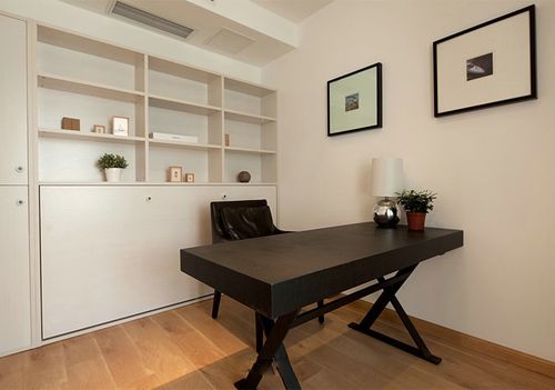 卧室的飘窗简约不简单，无锡百乐和园大三居装修实例效果图