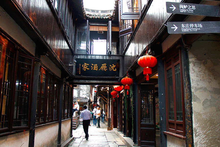 江南水乡周庄小桥流水,江南水乡周庄乌镇小桥流水人家