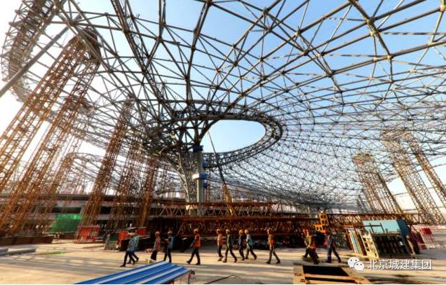 北京大兴国际机场网架视频,北京超大看台搭建