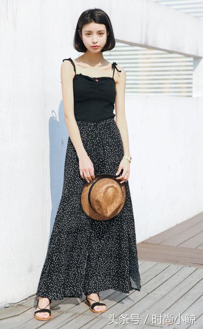 显瘦阔脚裤穿搭,阔脚肥裤怎么搭上衣