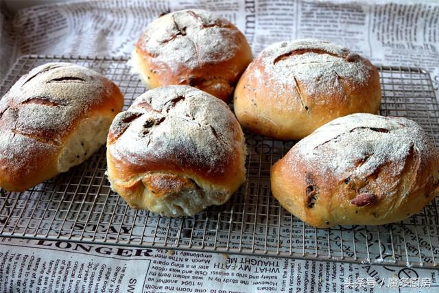 不要牛奶黄油的家庭自制面包,在家做面包用发酵粉