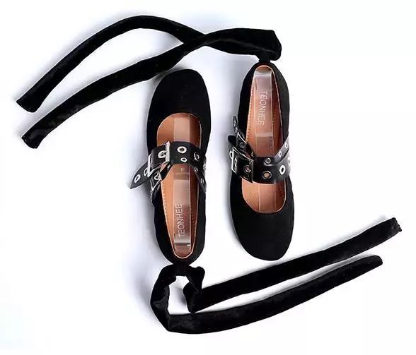 超级好看的芭蕾舞鞋,复古文艺芭蕾鞋