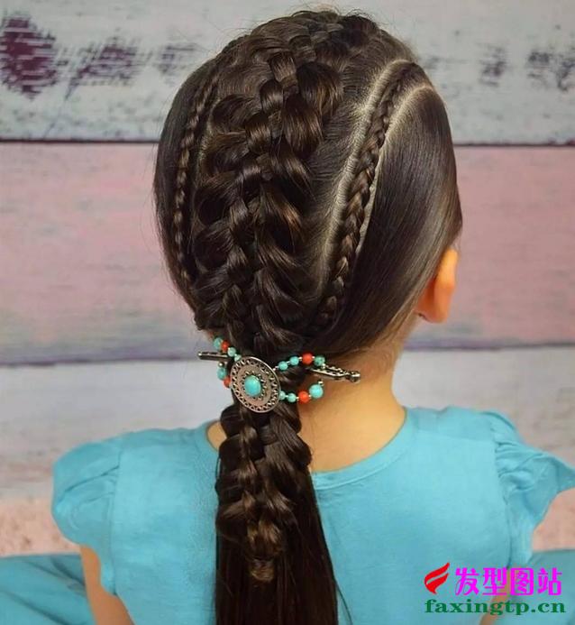 既简单又好学的儿童编发,5款超美儿童简单容易上手编发