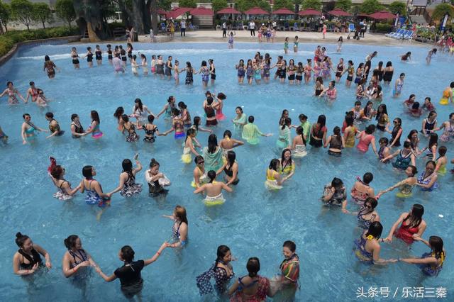 1282名佳丽在太白尚境温泉成功挑战大世界基尼斯纪录