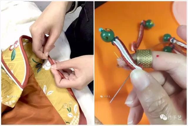 古法剪裁中式小袄,古法棉袄制作工艺