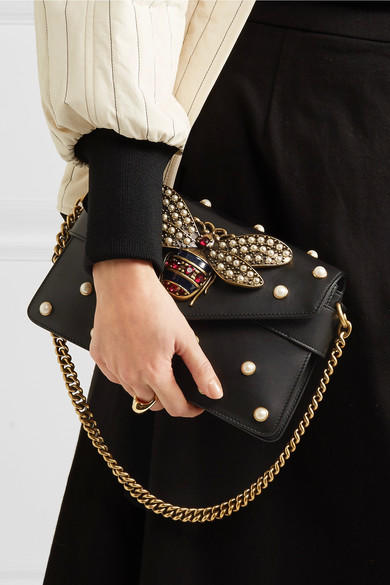 gucci蜜蜂珍珠包杨幂同款,gucci杨幂蝴蝶限量款包包