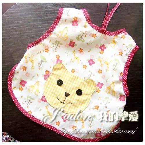 纯手工宝宝围嘴教程,围嘴儿怎么制作
