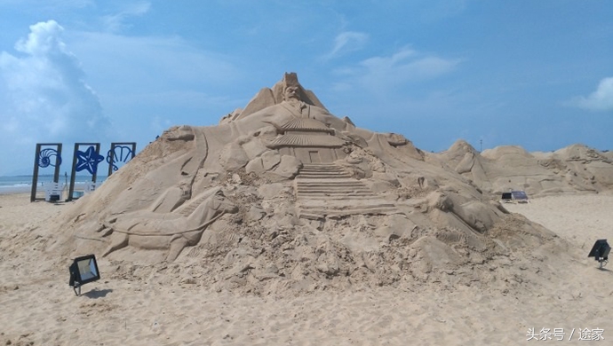 青岛金沙滩自驾一日游攻略,青岛金沙滩自驾游住宿攻略